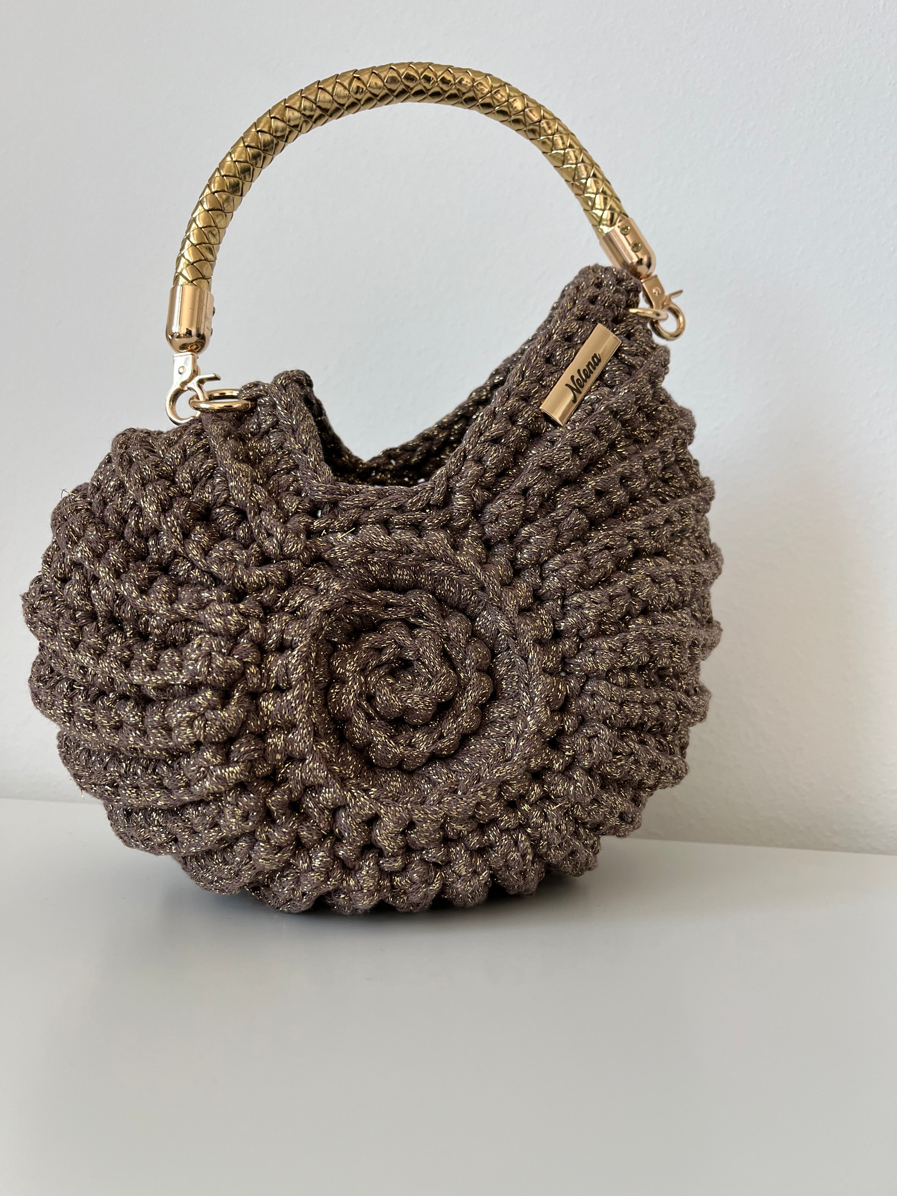 Oceanos Crochet Shell Bag