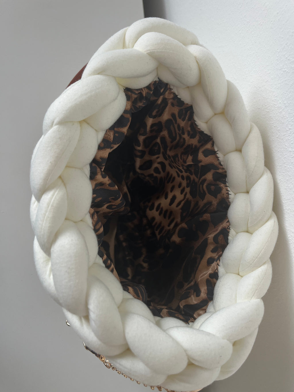 White Marshmallow – Handmade Chunky Shoulder Bag