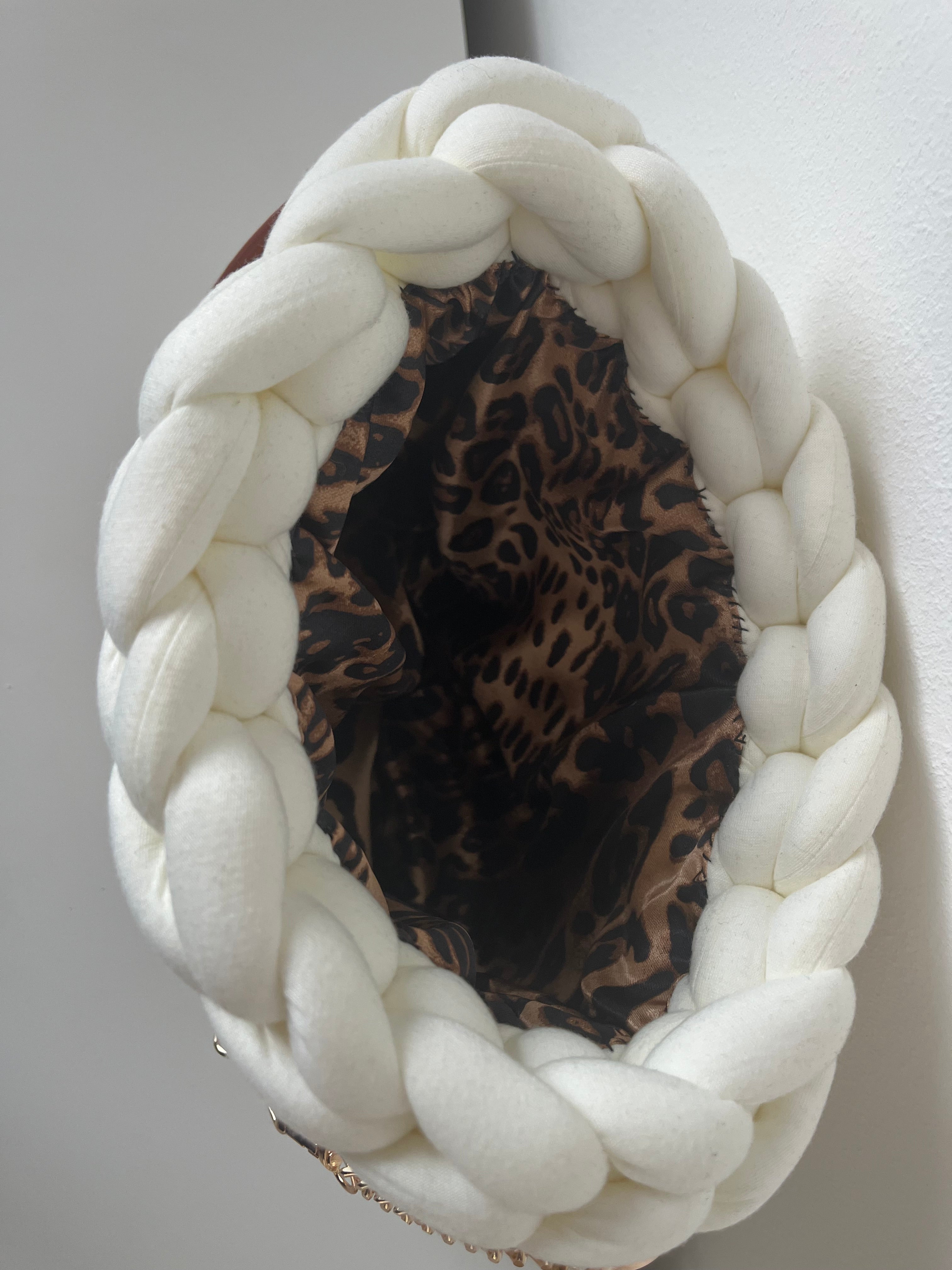 White Marshmallow – Handmade Chunky Shoulder Bag