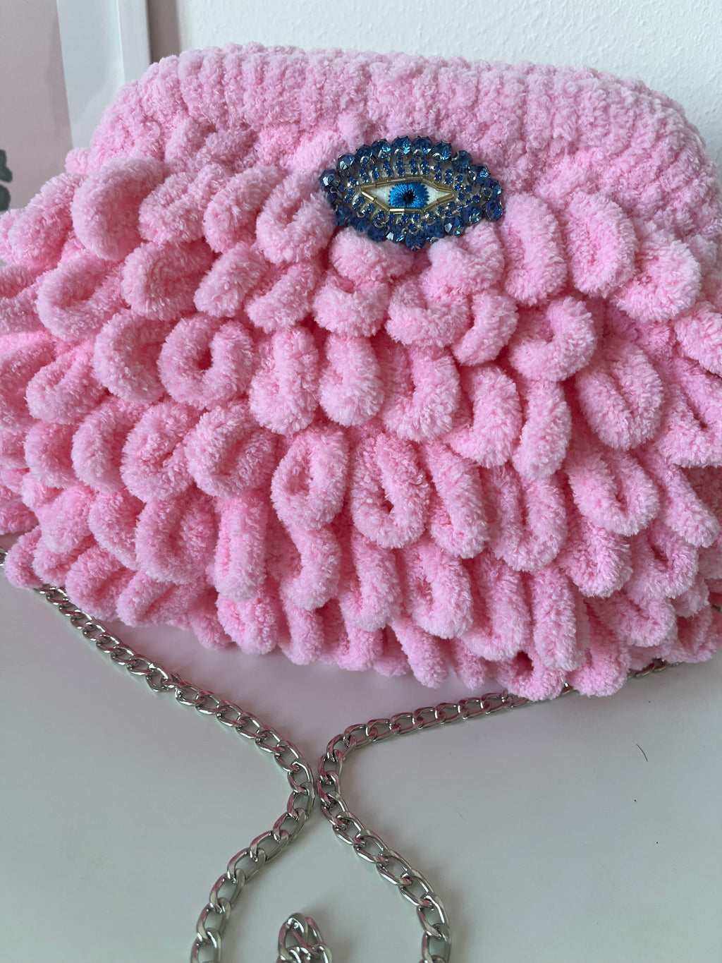 Evil Eye Puffy Bag