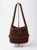 Waffle Brown Handmade Tote Bag