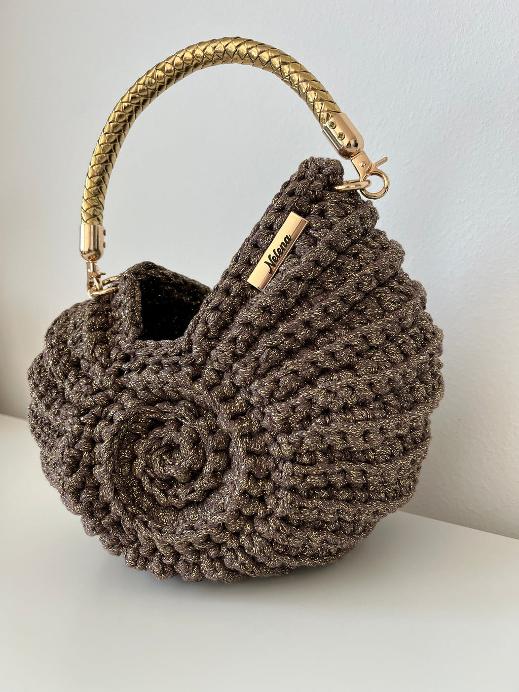 Oceanos Crochet Shell Bag