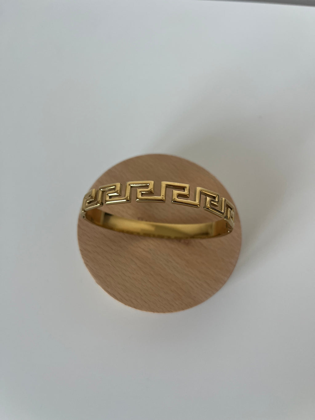 Athena Gold Bracelet – Greek Meander Collection