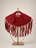 Ruby Glam Fringe Bag