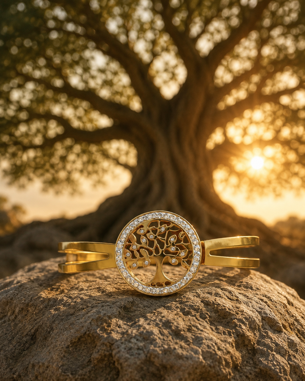 Tree of Life Gold Bracelet