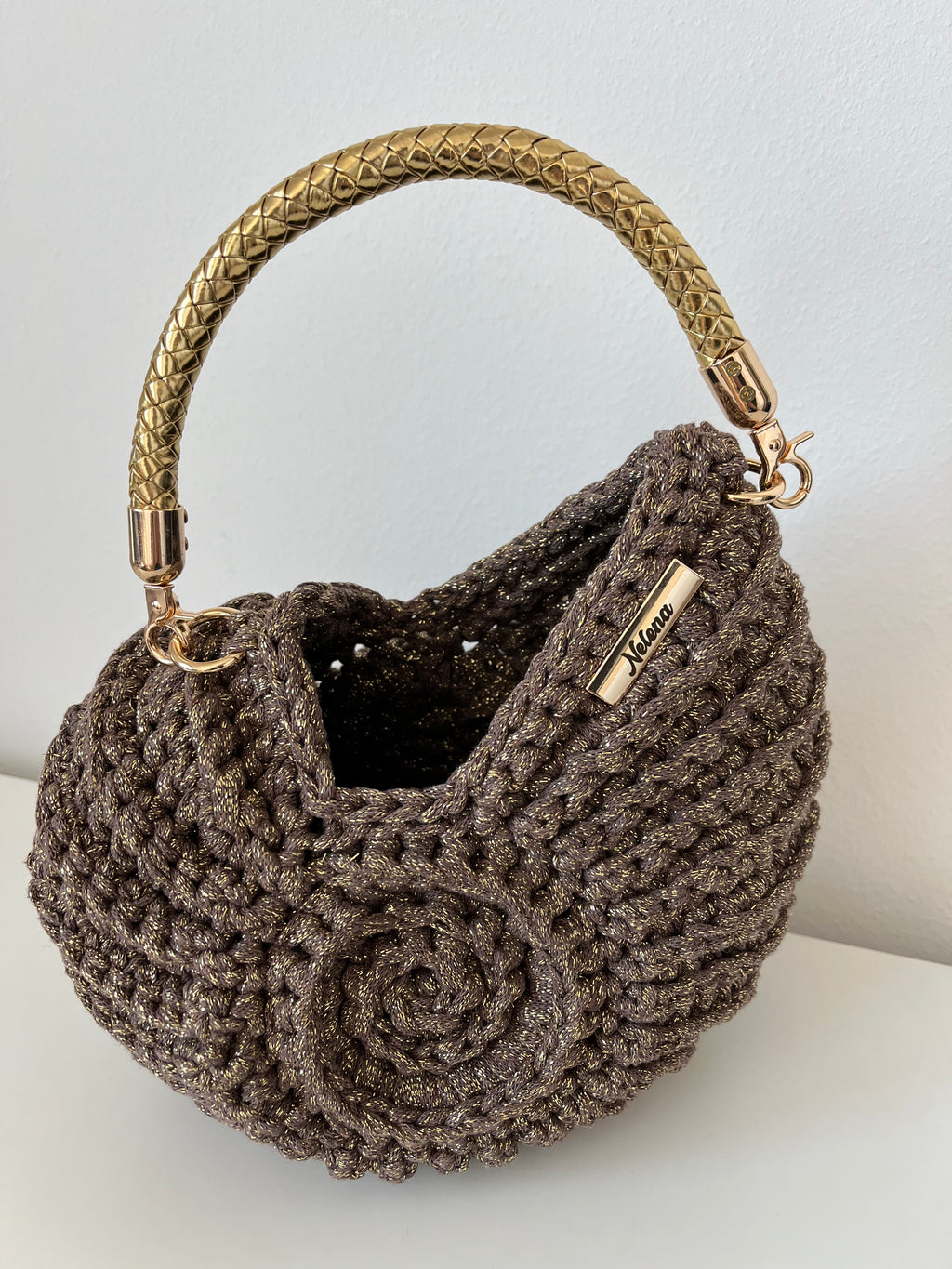 Oceanos Crochet Shell Bag