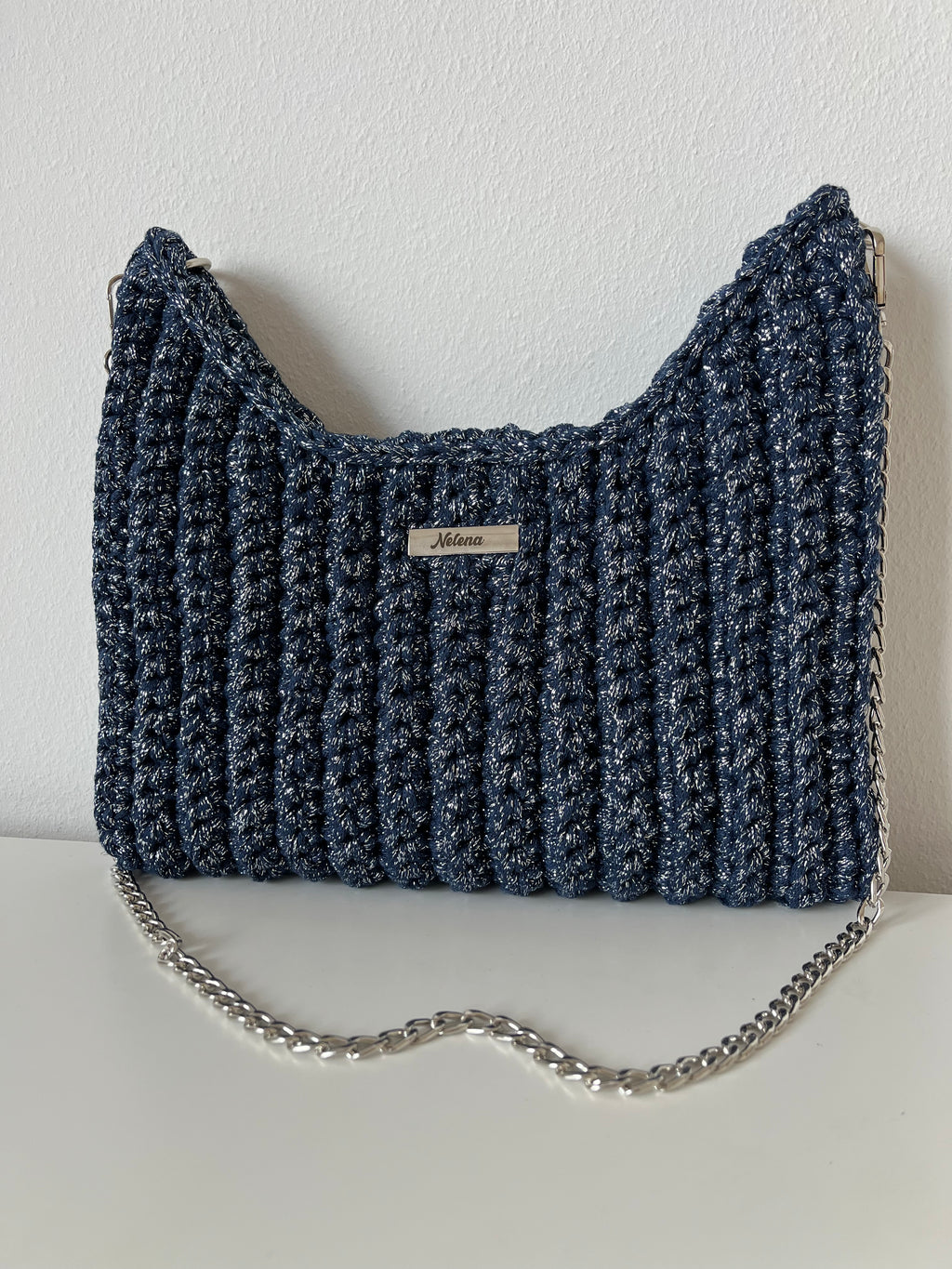 Lunelle Shimmer Bag - Handmade Crochet Bag