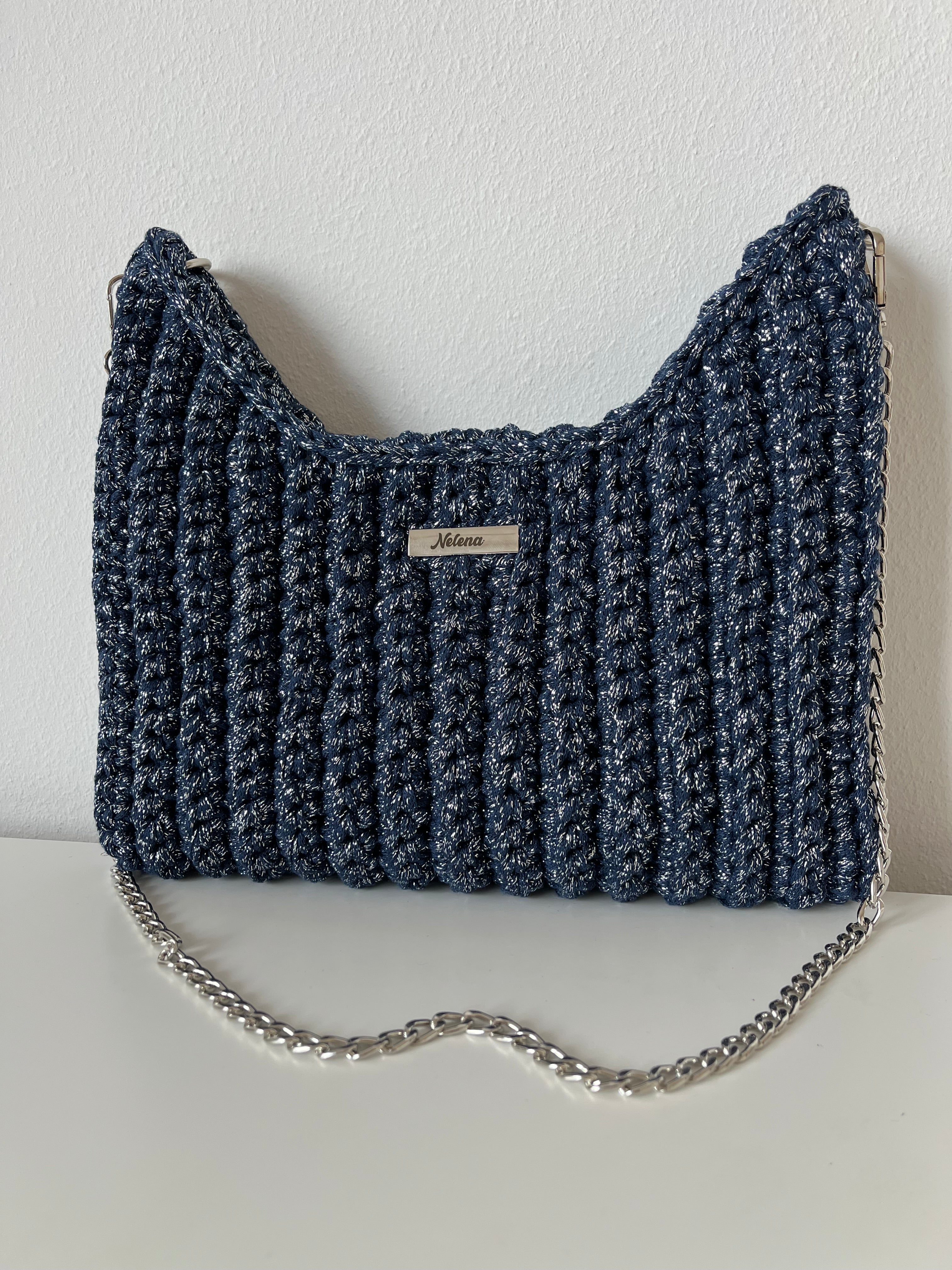 Lunelle Shimmer Bag - Handmade Crochet Bag