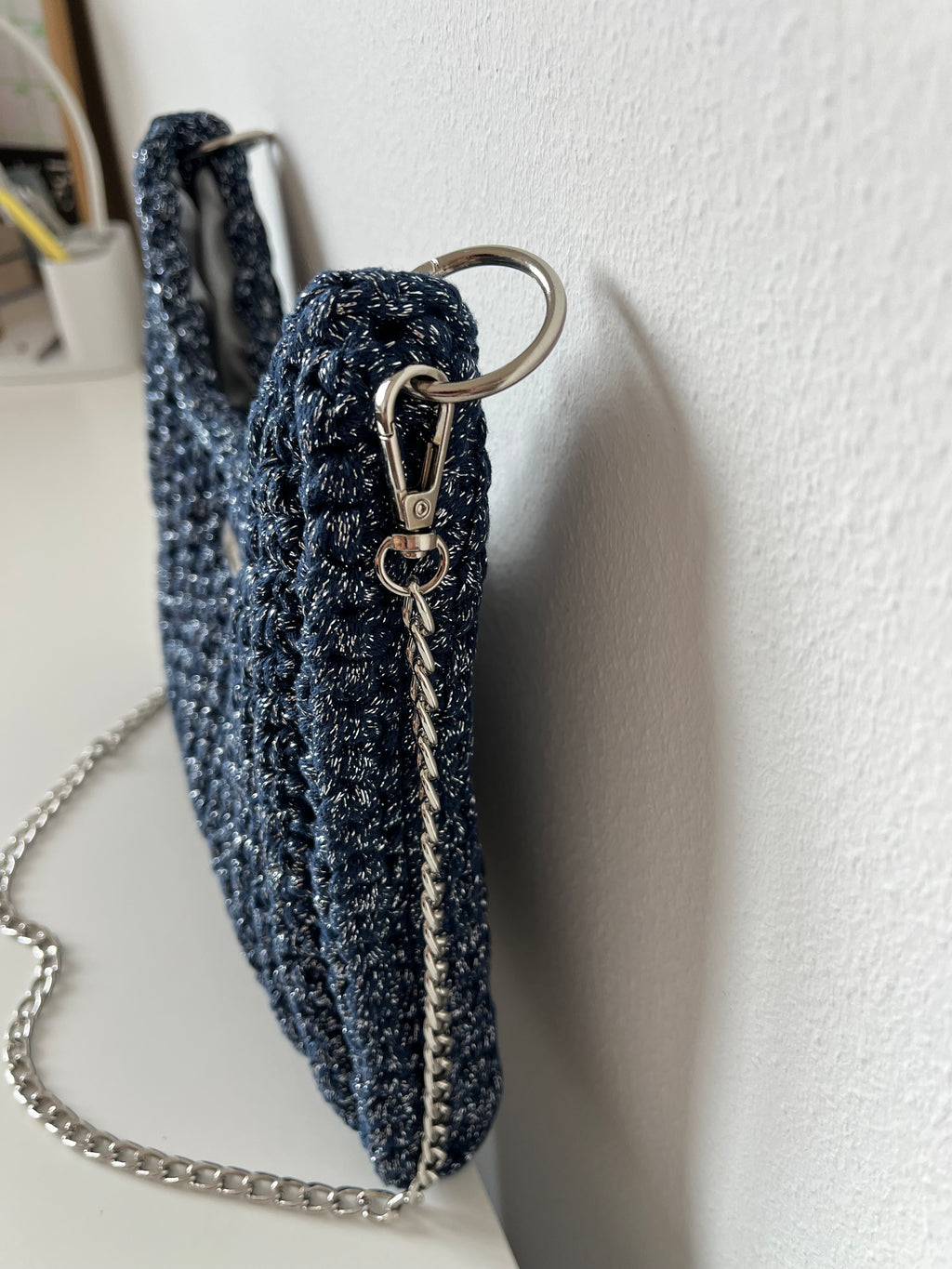 Lunelle Shimmer Bag - Handmade Crochet Bag