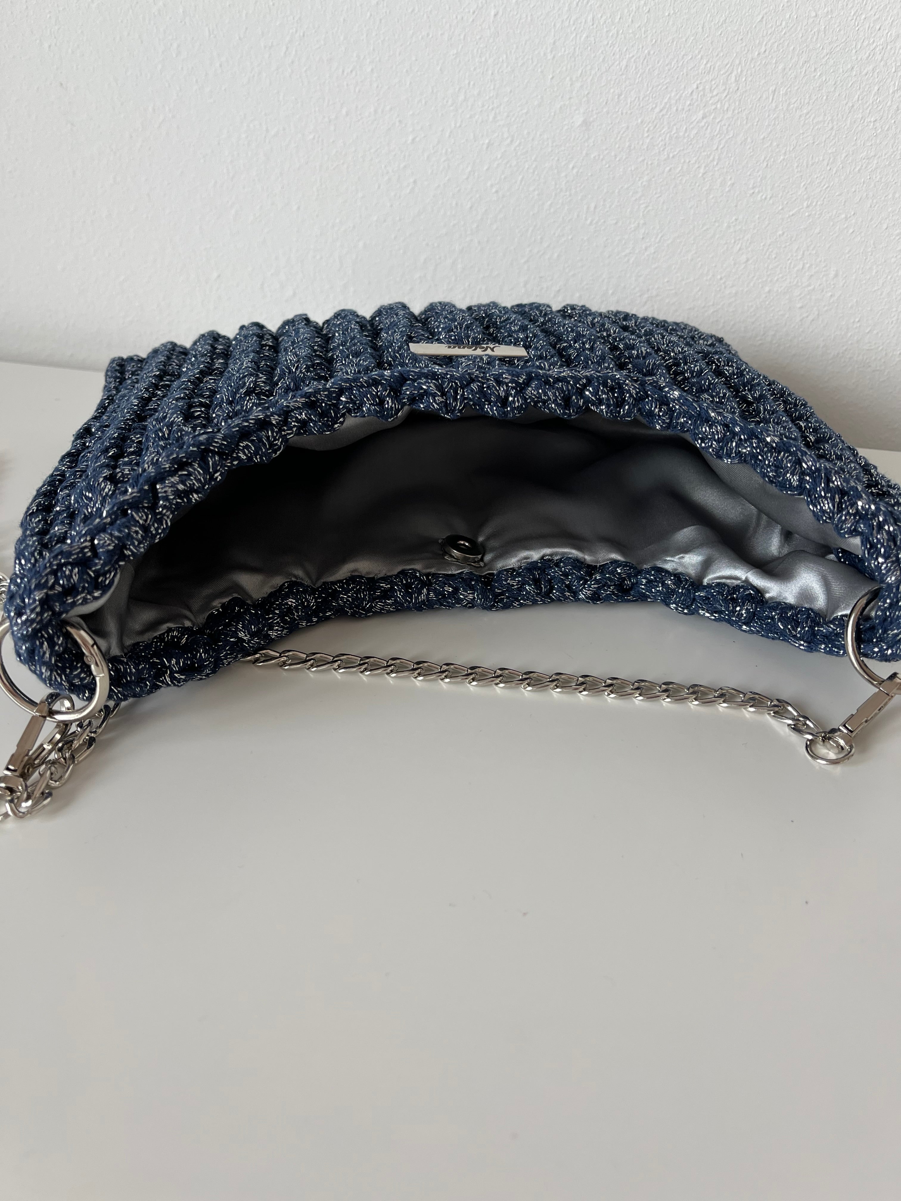 Lunelle Shimmer Bag - Handmade Crochet Bag