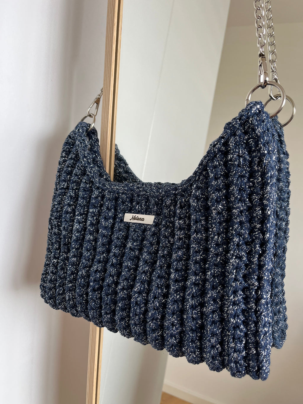 Lunelle Shimmer Bag - Handmade Crochet Bag