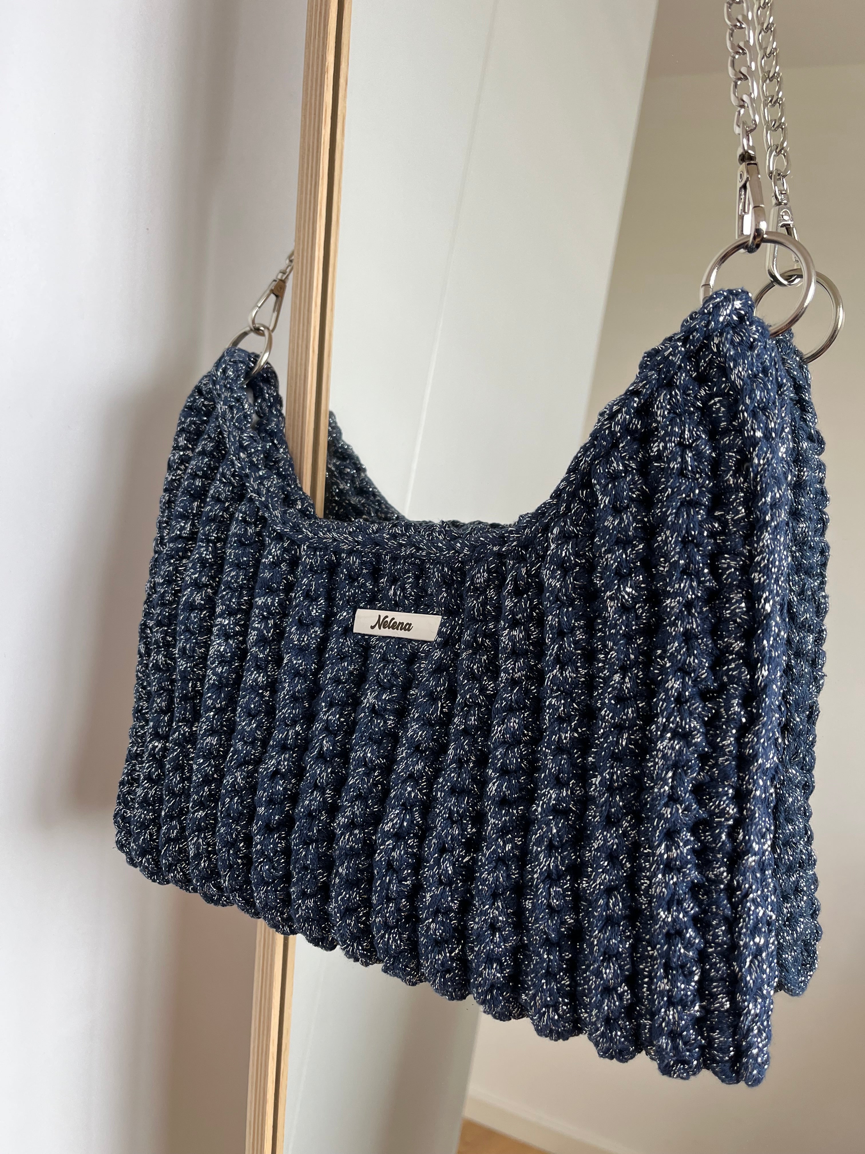 Lunelle Shimmer Bag - Handmade Crochet Bag