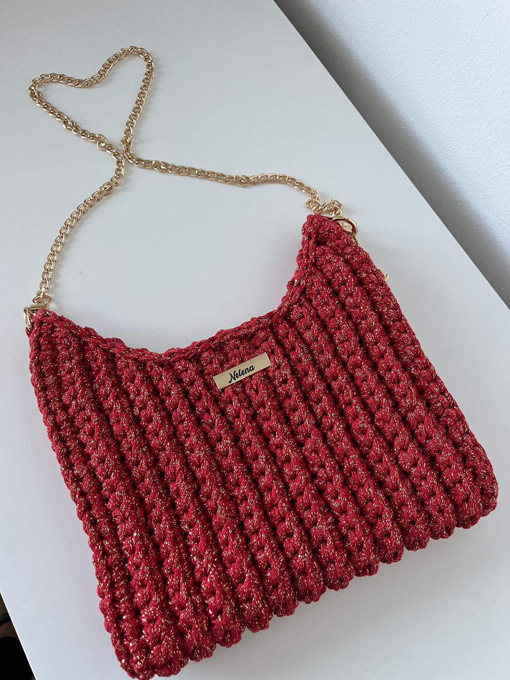 Lunelle Shimmer Bag - Handmade Crochet Bag