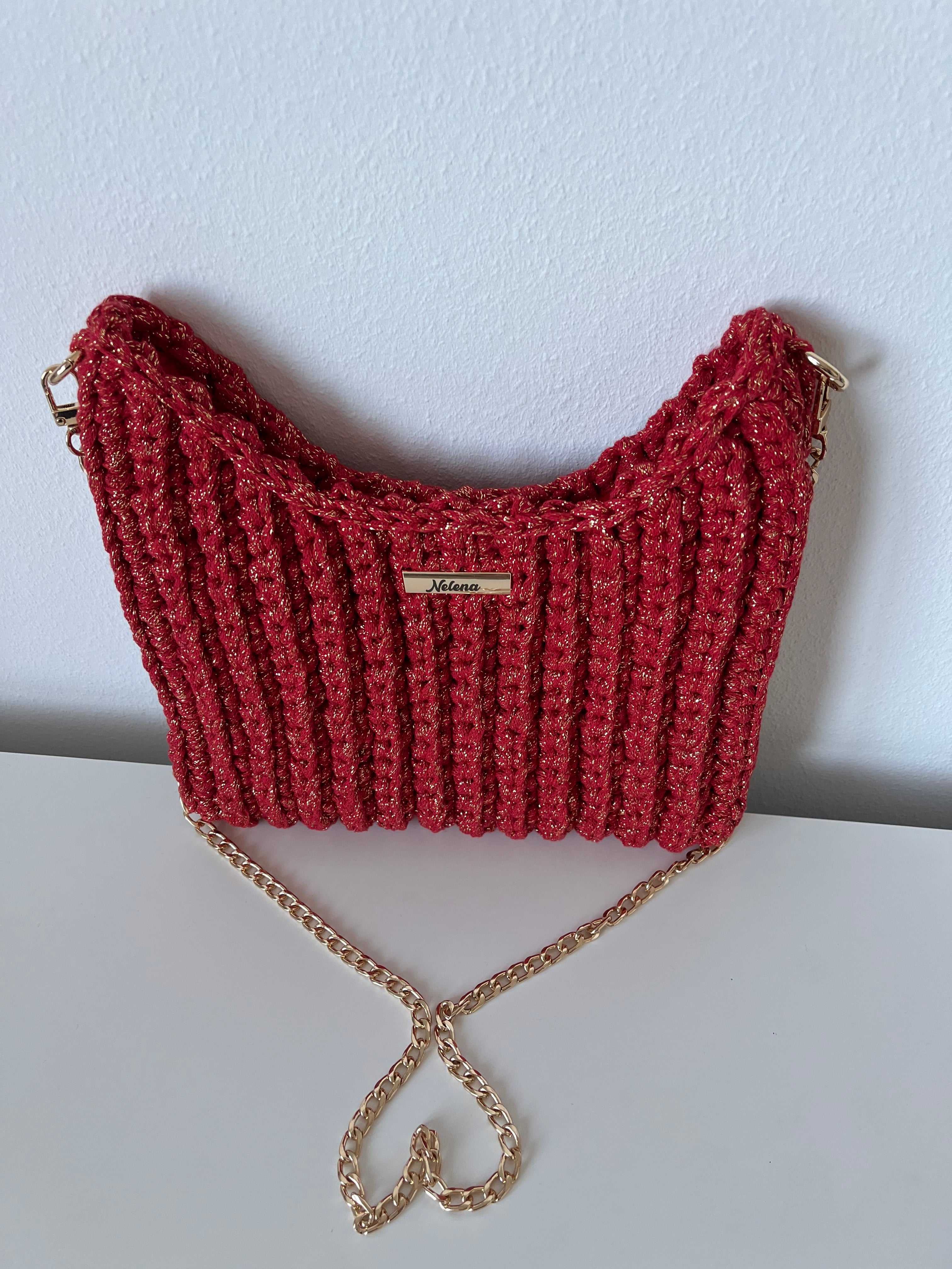 Lunelle Shimmer Bag - Handmade Crochet Bag