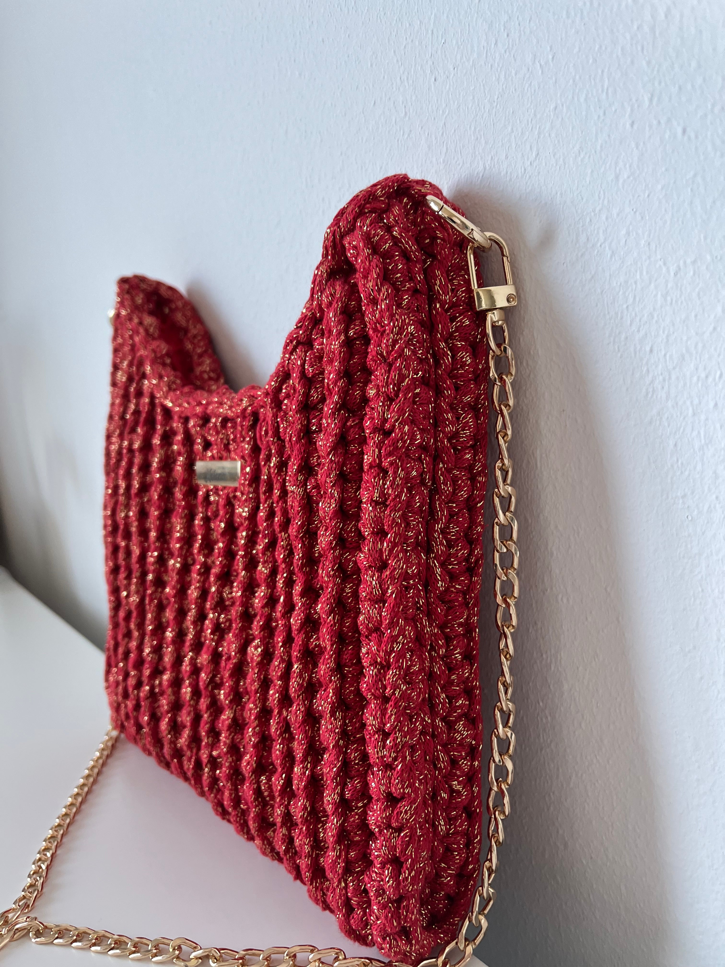 Lunelle Shimmer Bag - Handmade Crochet Bag