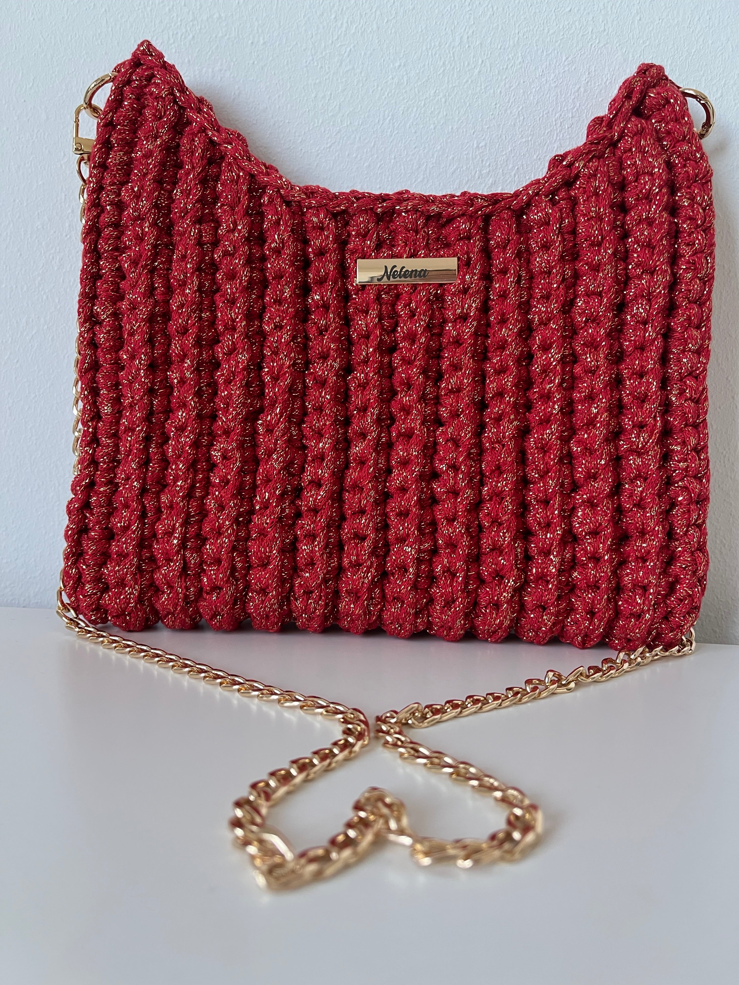Lunelle Shimmer Bag - Handmade Crochet Bag