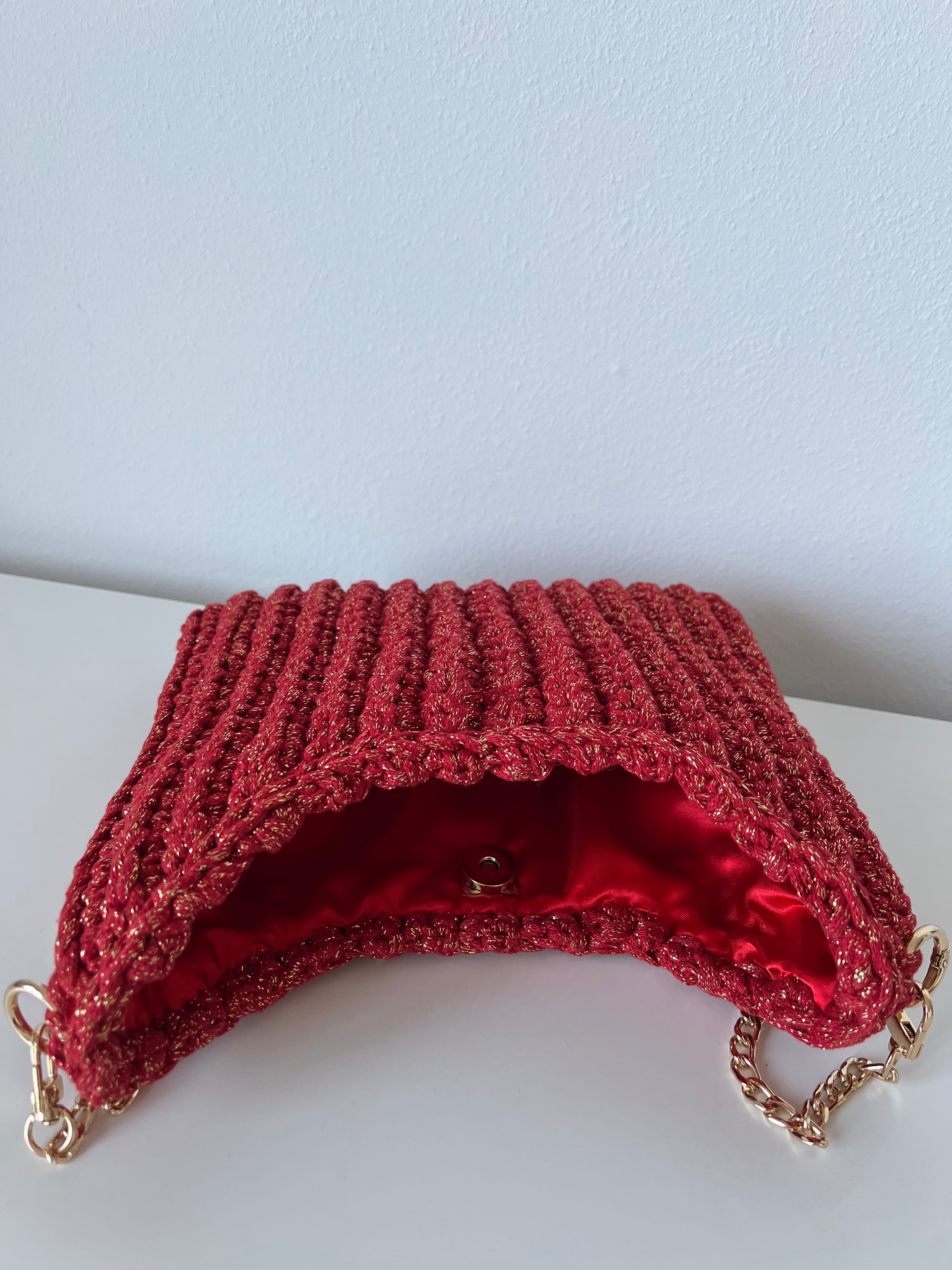 Lunelle Shimmer Bag - Handmade Crochet Bag