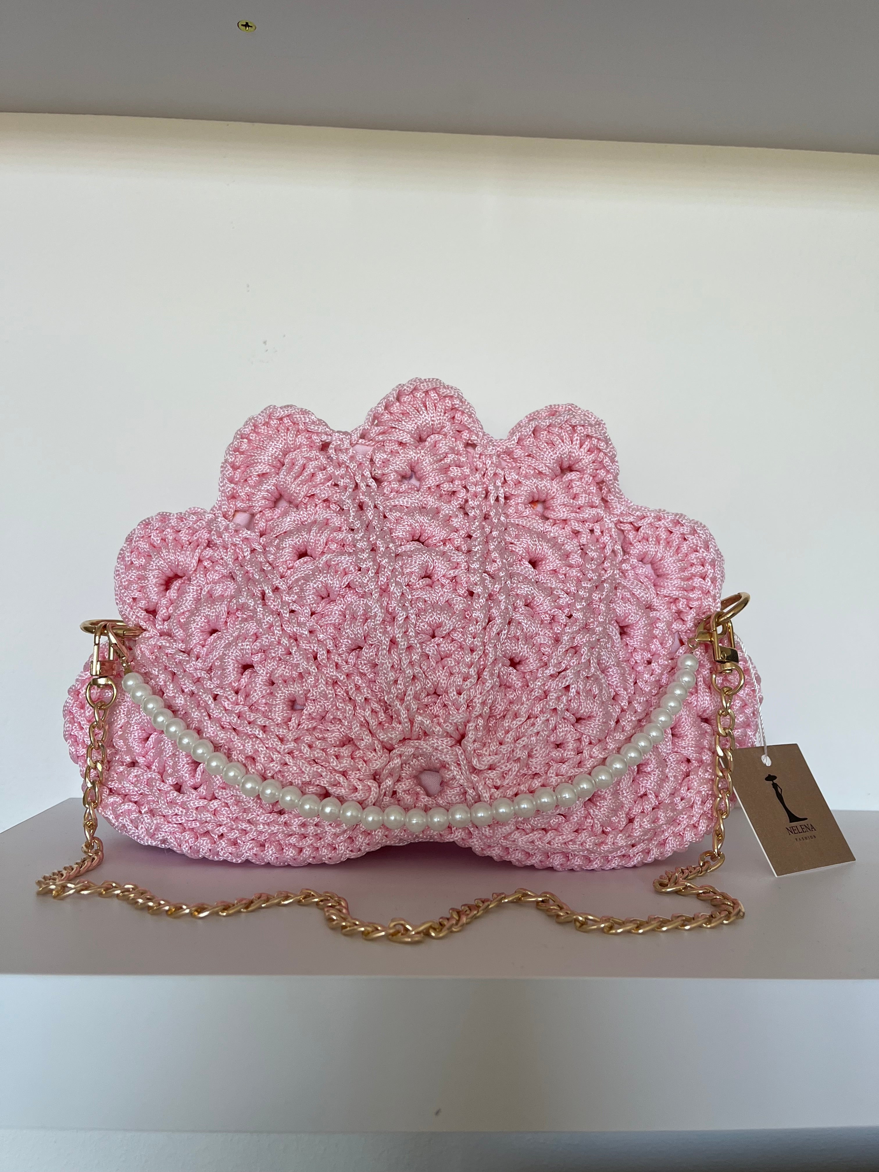 Venus Shell Bag - Handmade Crochet Purse