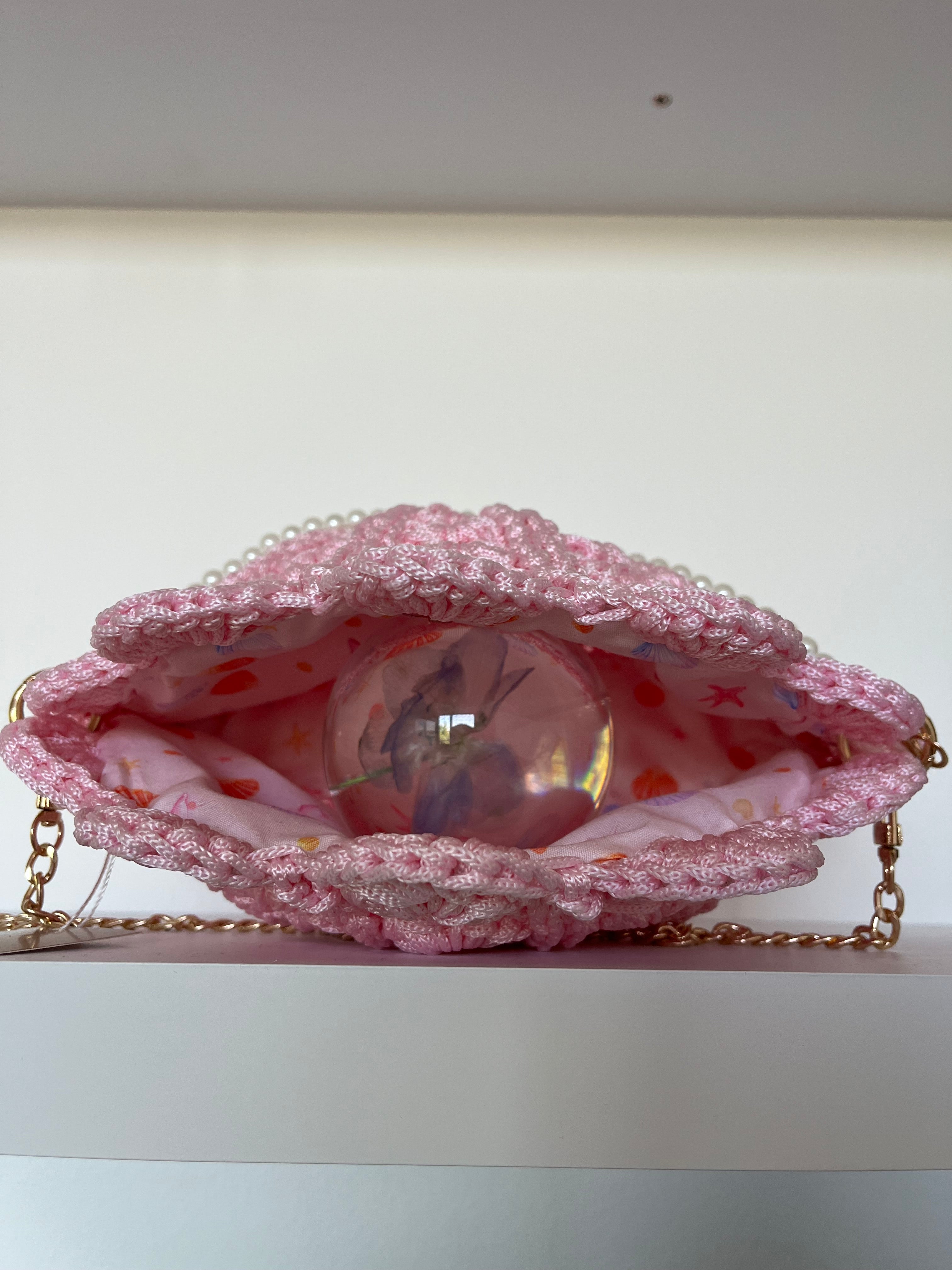 Venus Shell Bag - Handmade Crochet Purse
