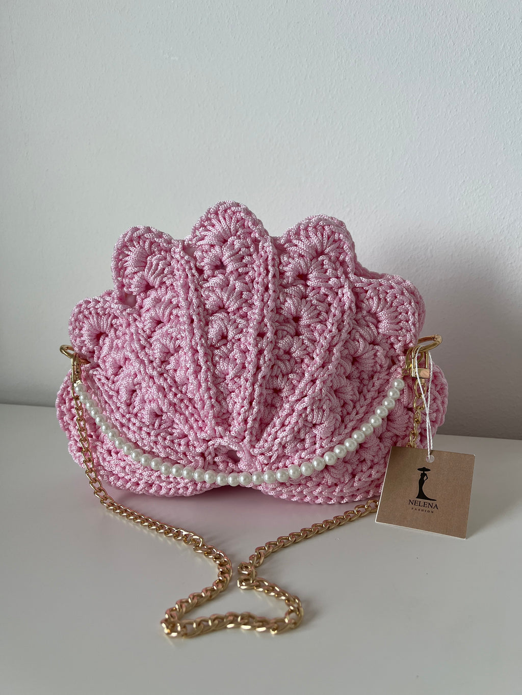 Venus Shell Bag - Handmade Crochet Purse