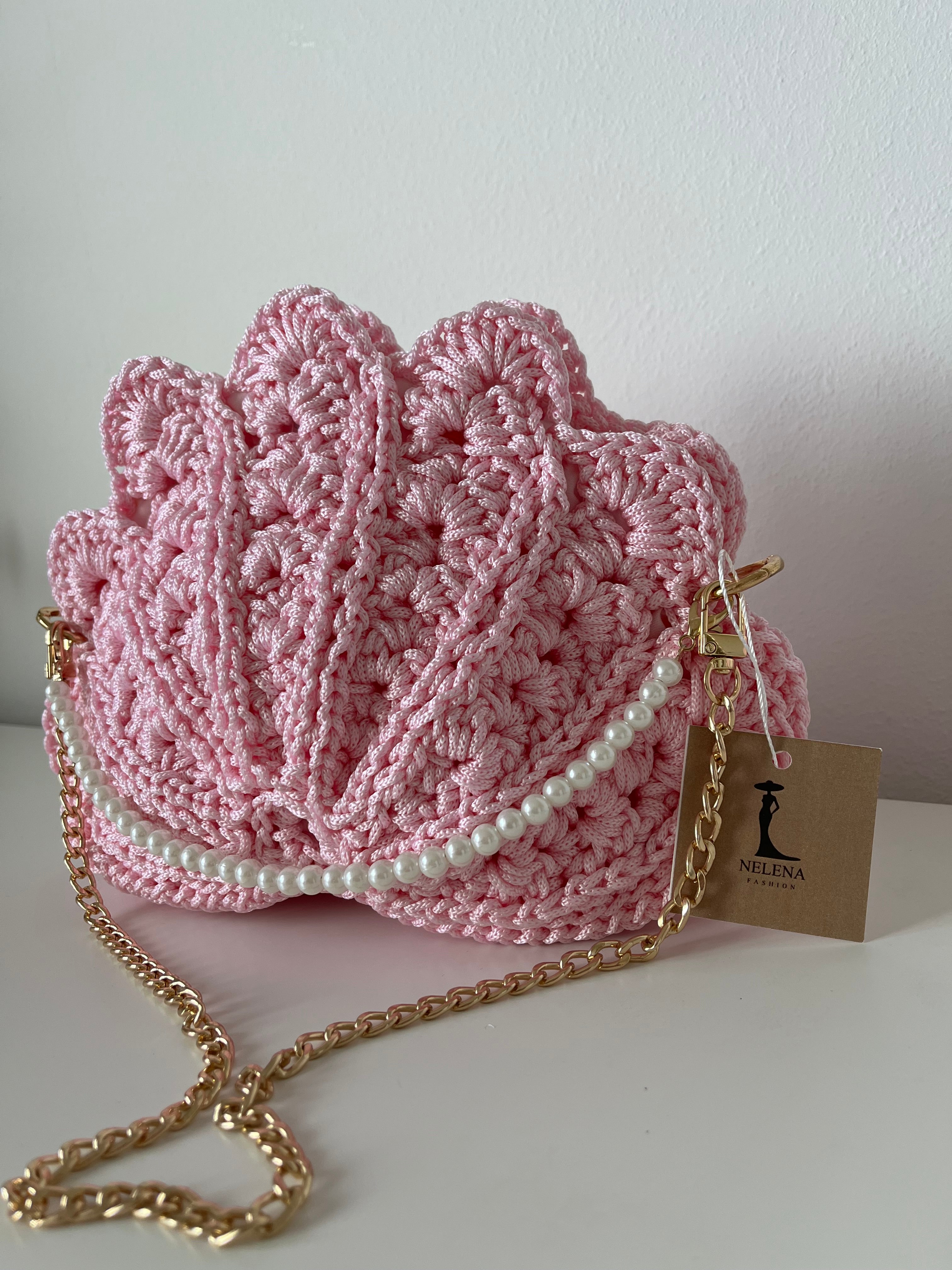 Venus Shell Bag - Handmade Crochet Purse