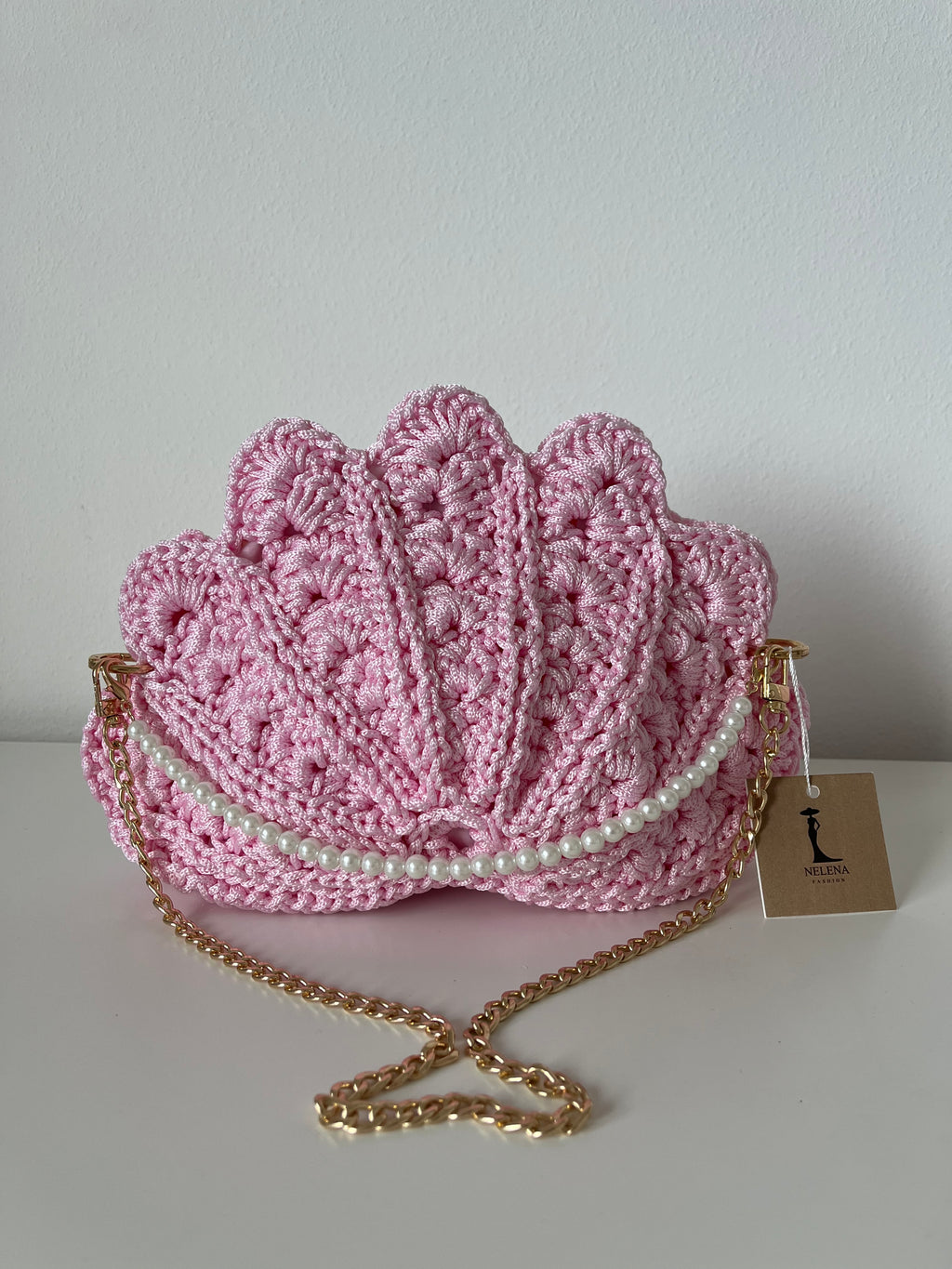 Venus Shell Bag - Handmade Crochet Purse