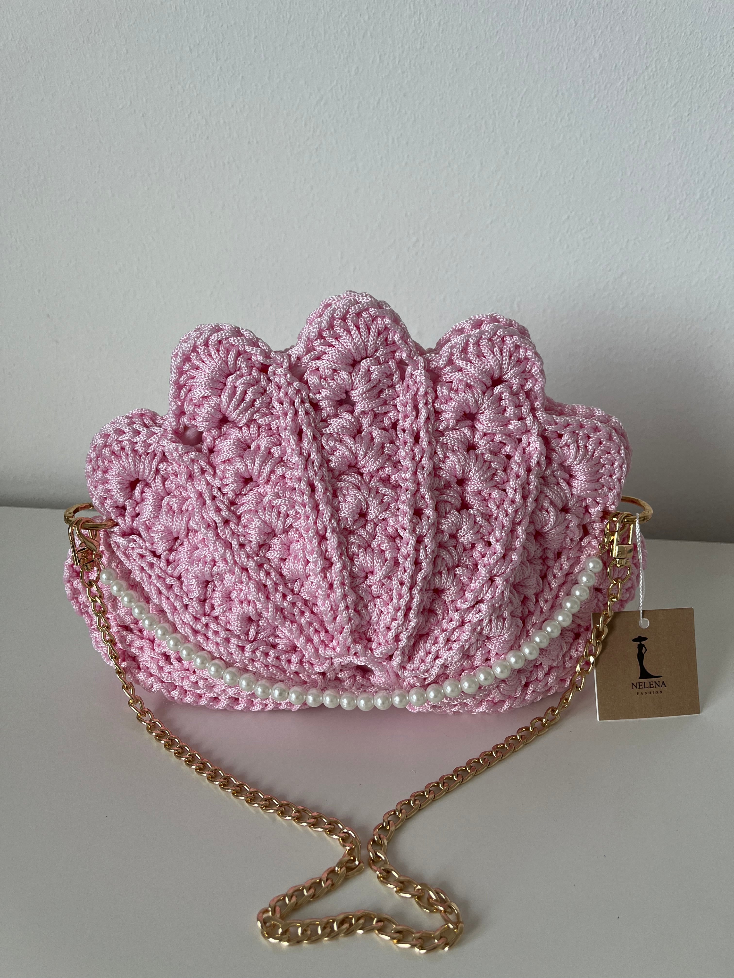 Venus Shell Bag - Handmade Crochet Purse