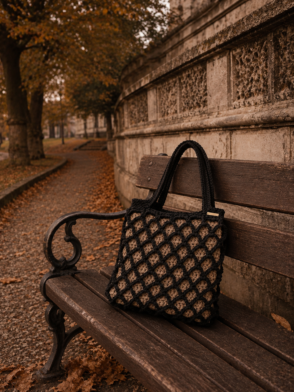 Eclipse – Handmade Crochet Bag | Nelena Fashion